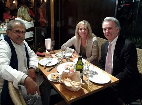 Virginia Travers and CV Herst with Noble Peace Prize winner Jose Ramos Horta President of Timor-Leste 2007 to 2012 and elected again in April 2022. Discussing EAST OF JAVA. Our fictional story centered in Timor-Leste. 