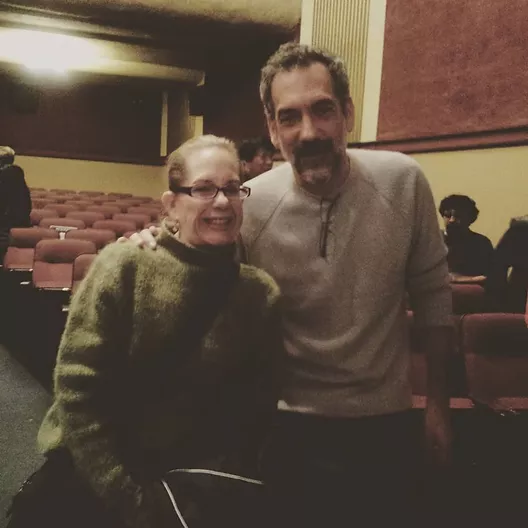 Todd Phillips director of JOKER and Virginia Travers at a special screening in December 2019.